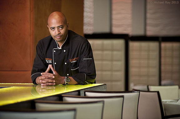 Portrait of Pittsburgh Chef, Keith Watson, of Savoy Restaurant in the Strip District