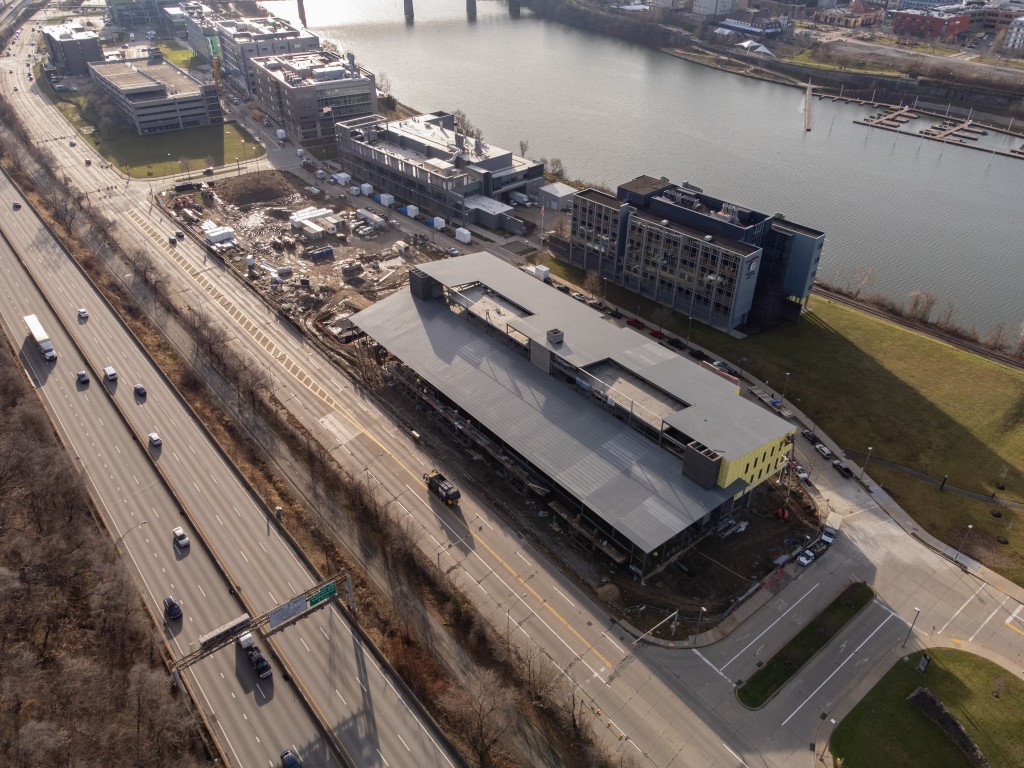 Pittsburgh Drone photography for contruction company
