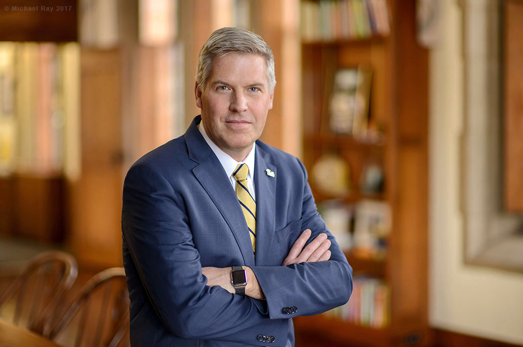 Location Business Portrait of University of Pittsburgh Chancellor Patrick Gallagher