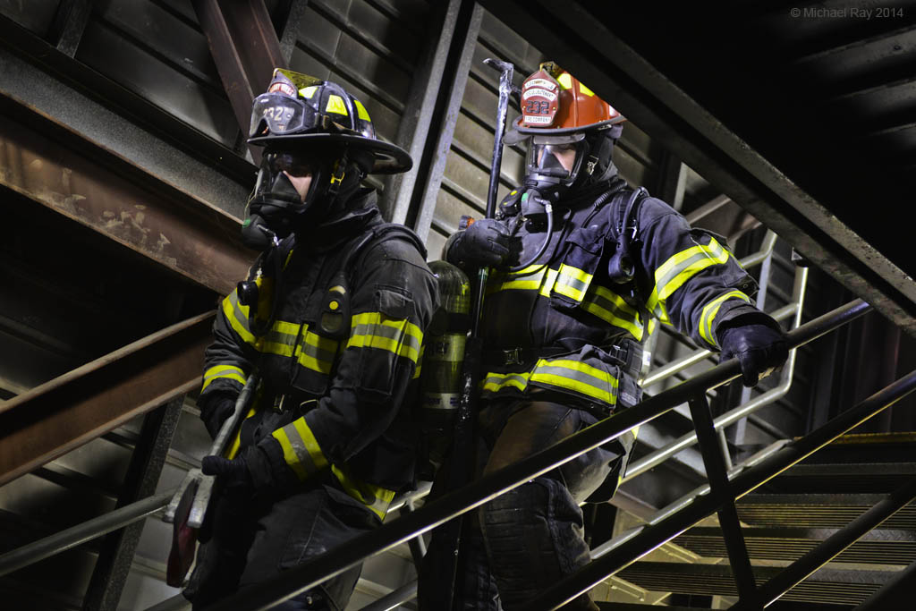 Pittsburgh Industrial Photographer Shoots Fireman