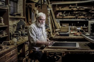 Portrait of woodworker