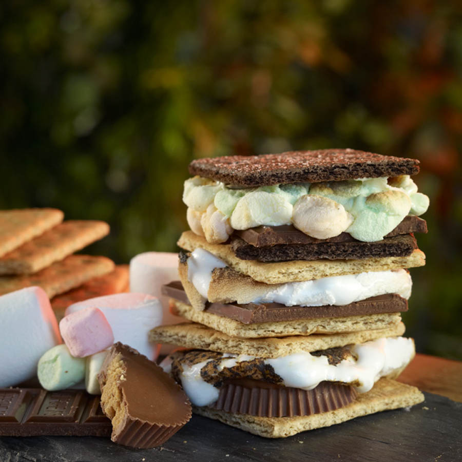 Behind the Scenes of S’mores Food Photoshoot